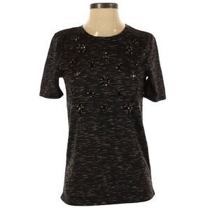 Ann Taylor LOFT Shirt Womens XS Short Sleeve T-Shirt Jewels Gem Fairy Whimsigoth